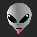 Augmented Reality UFO Stickers Icon