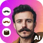 AI Mustache Photo Editor Icon