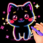 Glow Art Drawing - Doodle App Icon