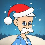 Lazy Santa Claus Icon