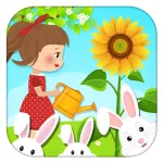 Rabbit & Flower Icon