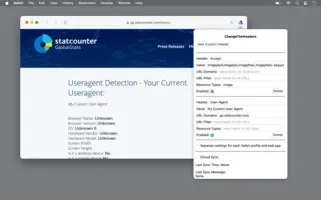 ChangeTheHeaders for Safari Icon