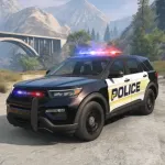 Cop Crime Chase: Police Car Icon