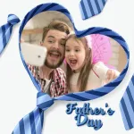 Father's day photo frame 2025 Icon