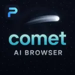 Comet: AI Browser Agent & News Icon