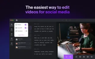 Captions: AI Short-Form Video Icon