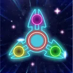 Glow Finger Spinner Art App Icon