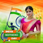 Independence Day Photo Frame Icon