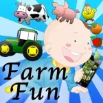 Farm Fun Flash Cards Learning Icon