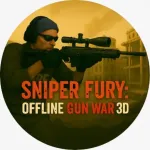 Sniper Fury Offline Gun War 3D Icon