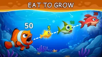 Hungry Ocean: Fish Feed & Grow Icon