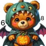 Halloween Color by Numbers Icon