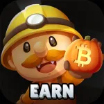 Idle Mine! Earn Real Bitcoin Icon
