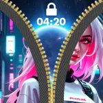 Zipper Lock Screen Wallpaper Icon