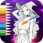 Coloring Book: Funny Color Icon