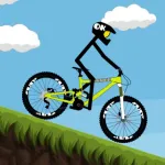 Bike hill racing Icon