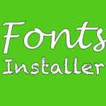 FontInstaller Install any font Icon