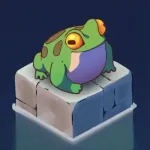 FROGBLOCK: Puzzle Adventure‪!‬ Icon