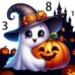 Halloween Color By Number Book Icon