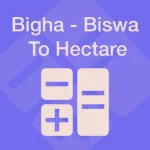 Bigha-Biswa To Hectare Icon