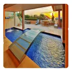 Modern Swimming Pool Design Icon