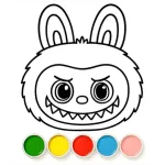Labubu Coloring Games for Kids Icon