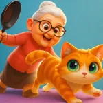 Kitty vs Granny Prank Battle Icon