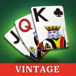 Vintage Solitaire-Classic Card Icon