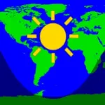 Daylight World Map Icon