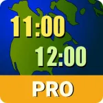 World Clock Widget 2025 Pro Icon